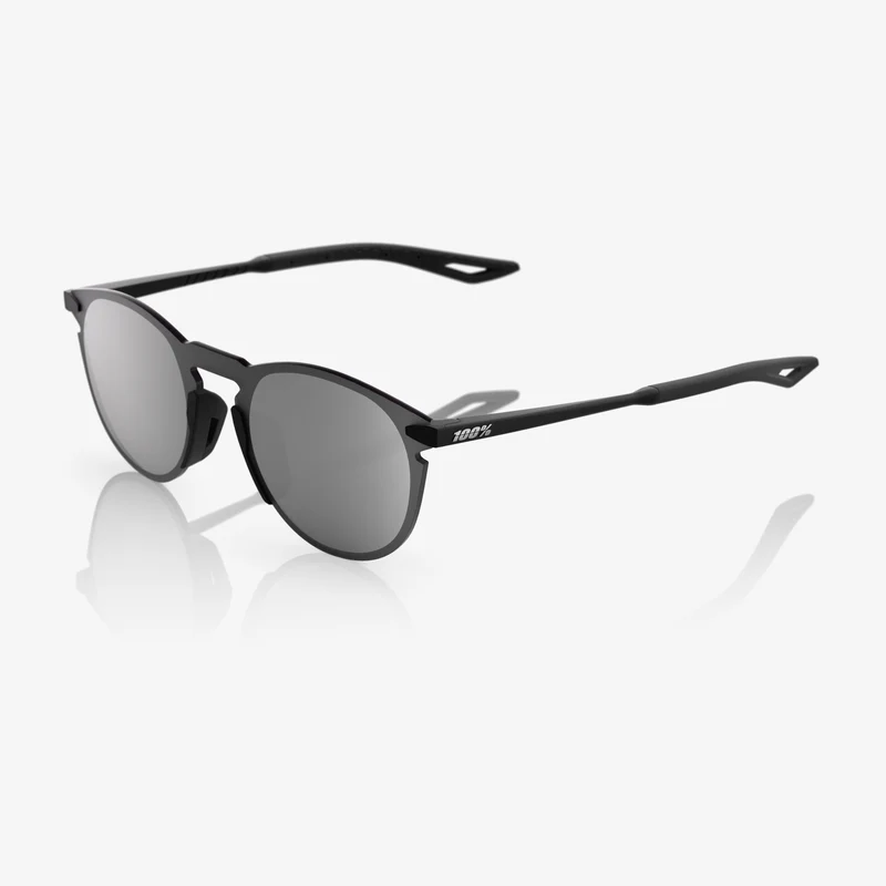 LEGERE ROUND Matte Black Silver Mirror Lens