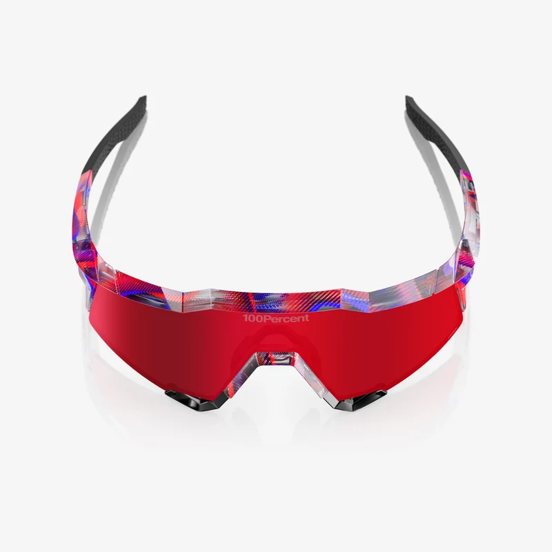 SPEEDCRAFT LE FDJ Gloss Translucent Red/Blue HiPER Fire Red Mirror Lens