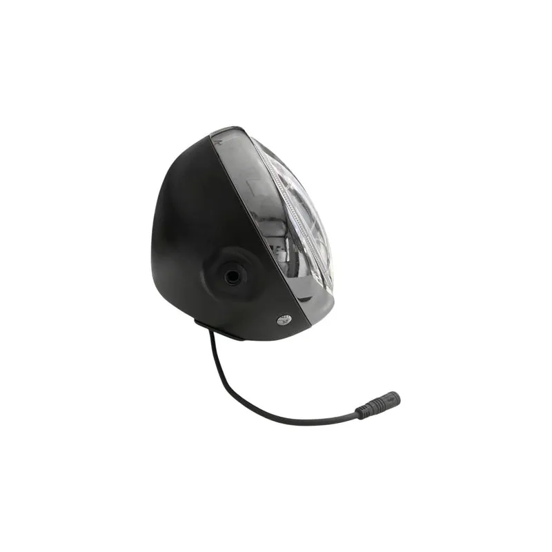 Phare avant LED rétro chromé 12-48V