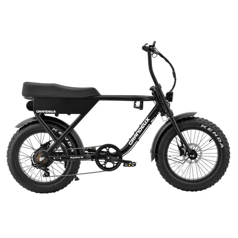 Grandeux Xplore - Fatbike cargo biplace électrique à gros pneus