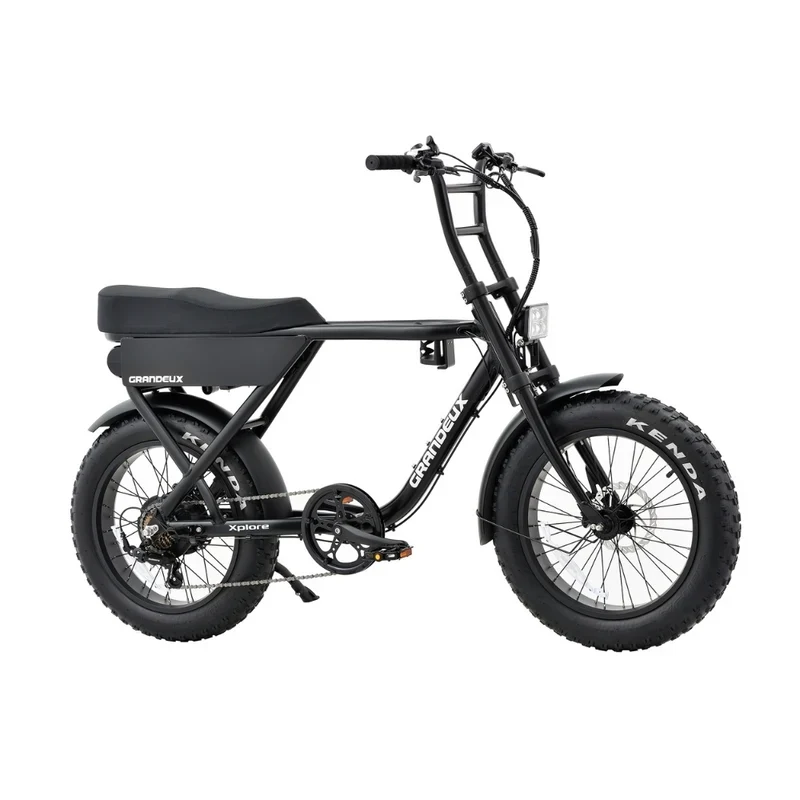 Grandeux Xplore - Fatbike cargo biplace électrique à gros pneus