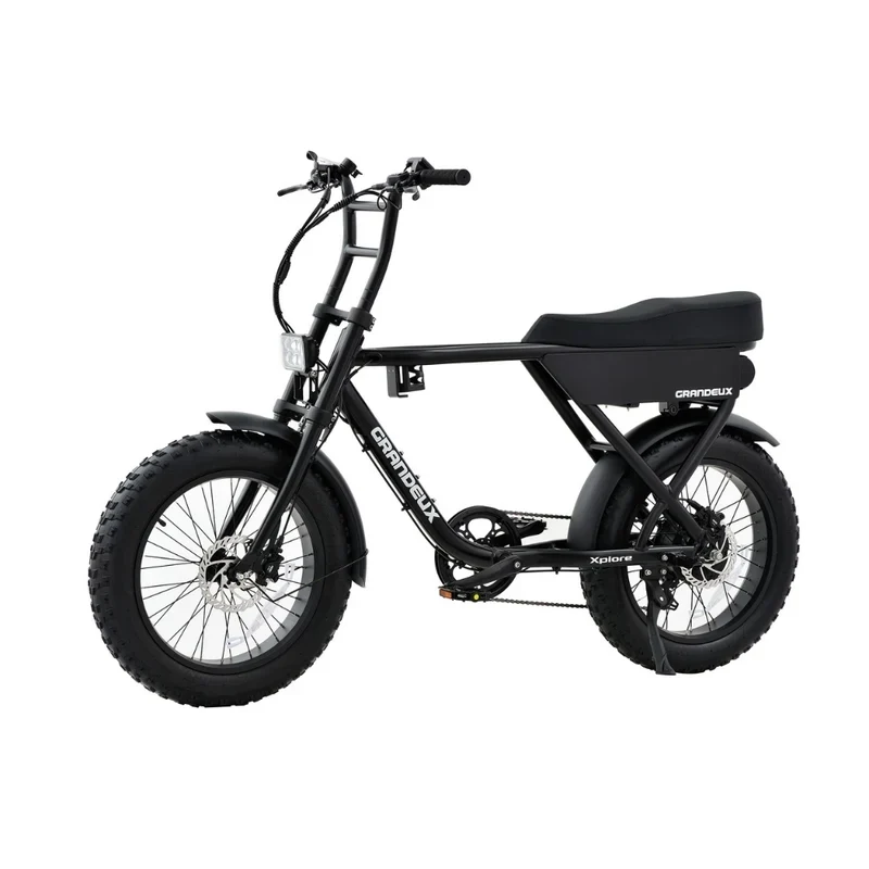 Grandeux Xplore - Fatbike cargo biplace électrique à gros pneus