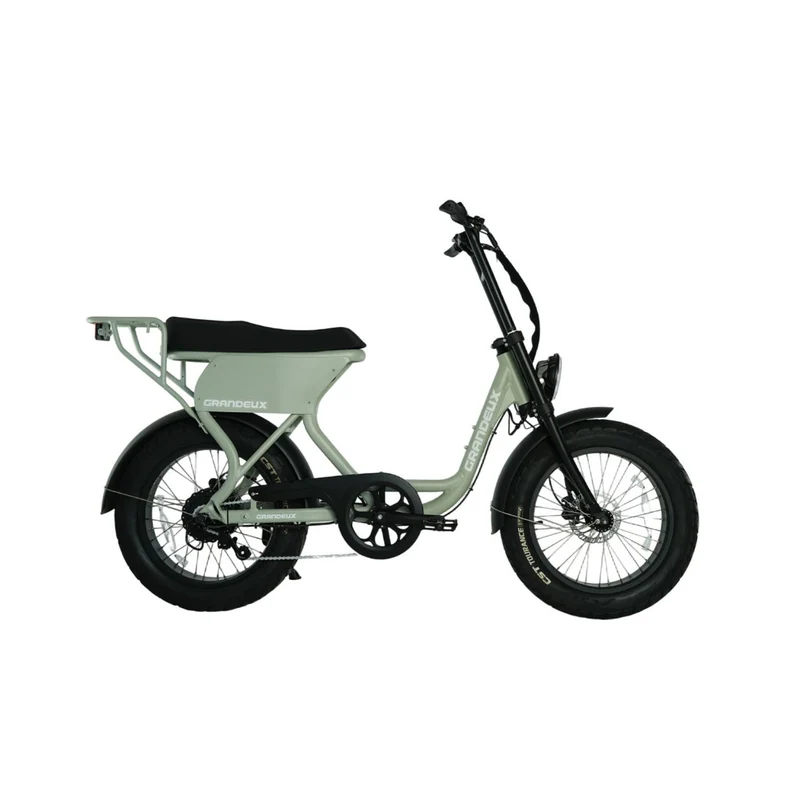 Grandeux Xcite Pro - Vélo électrique cargo biplace à gros pneus