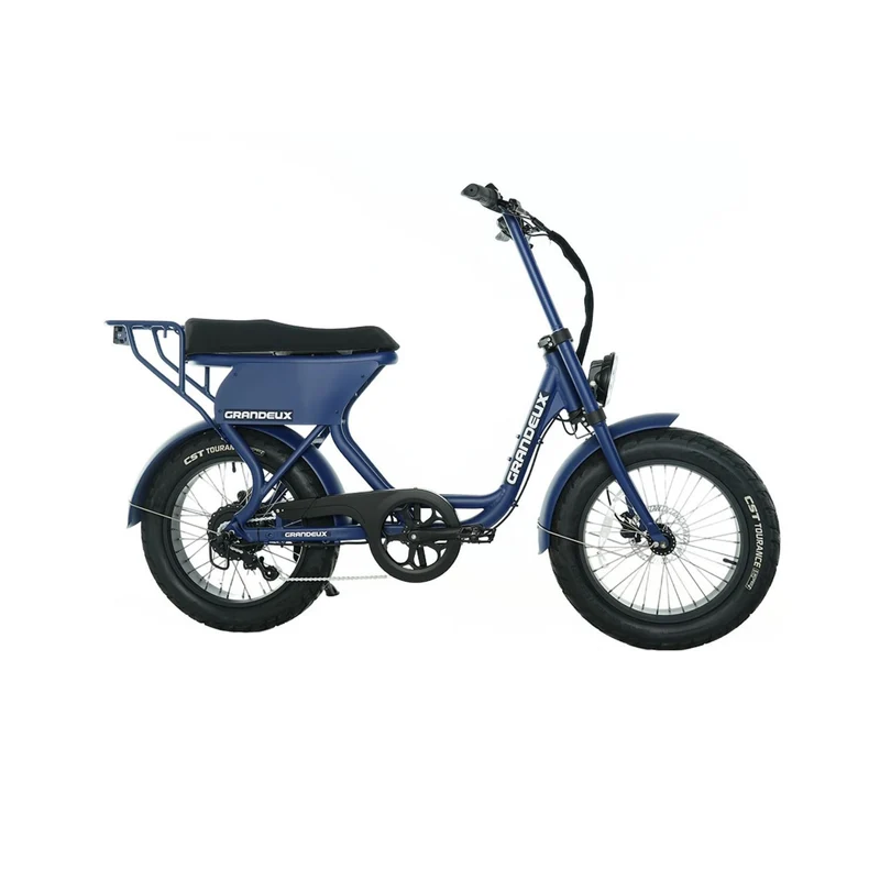 Grandeux Xcite Pro - Vélo électrique cargo biplace à gros pneus