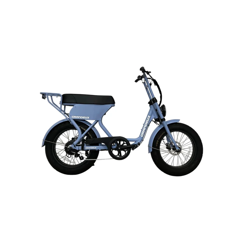 Grandeux Xcite Pro - Vélo électrique cargo biplace à gros pneus