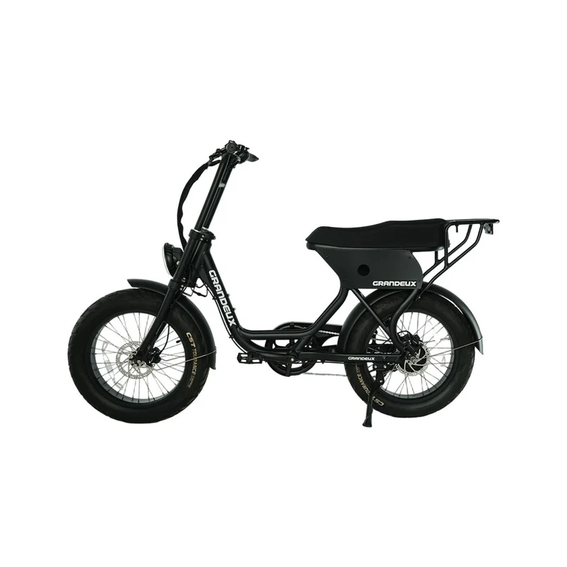 Grandeux Xcite Pro - Vélo électrique cargo biplace à gros pneus