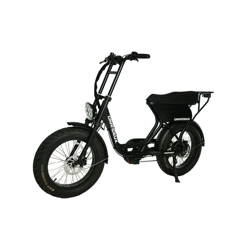 Grandeux Xcite Pro - Vélo électrique cargo biplace à gros pneus