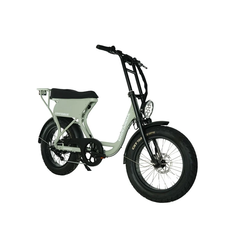Grandeux Xcite Pro - Vélo électrique cargo biplace à gros pneus