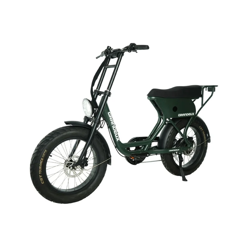 Grandeux Xcite Pro - Vélo électrique cargo biplace à gros pneus