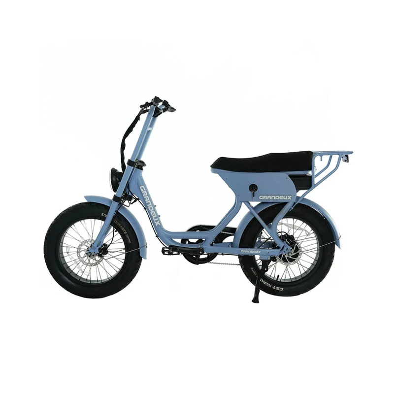 Grandeux Xcite Pro - Vélo électrique cargo biplace à gros pneus