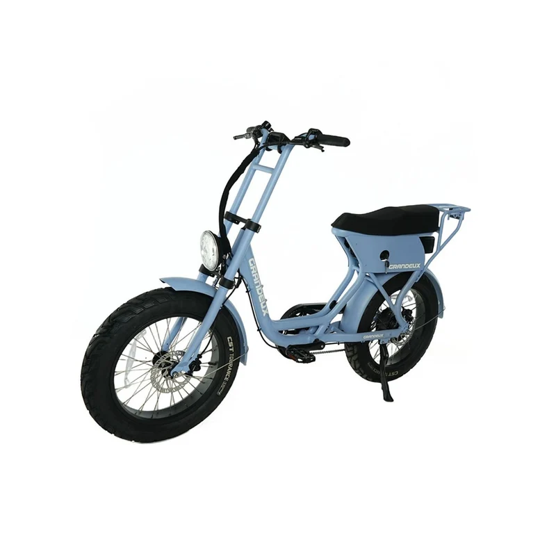 Grandeux Xcite Pro - Vélo électrique cargo biplace à gros pneus