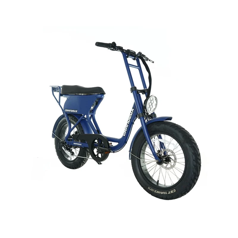Grandeux Xcite Pro - Vélo électrique cargo biplace à gros pneus