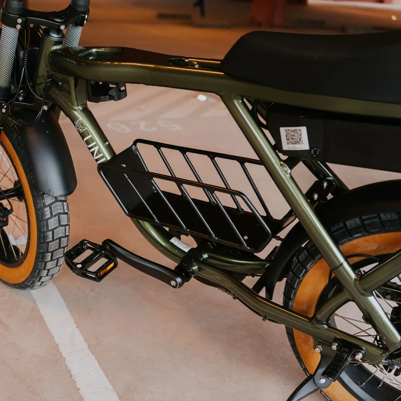 Panier central ouvert pour vélo électrique Fatstreet – Cadre fermé