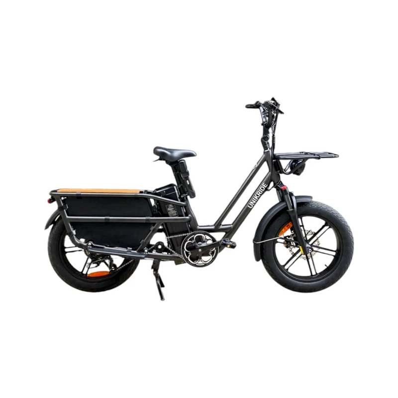 Vélo cargo électrique longtail