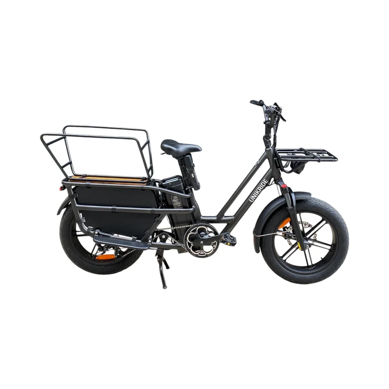 Vélo cargo électrique longtail