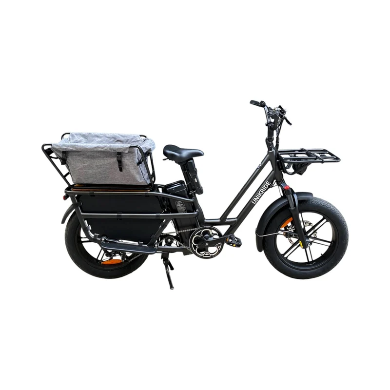 Vélo cargo électrique longtail