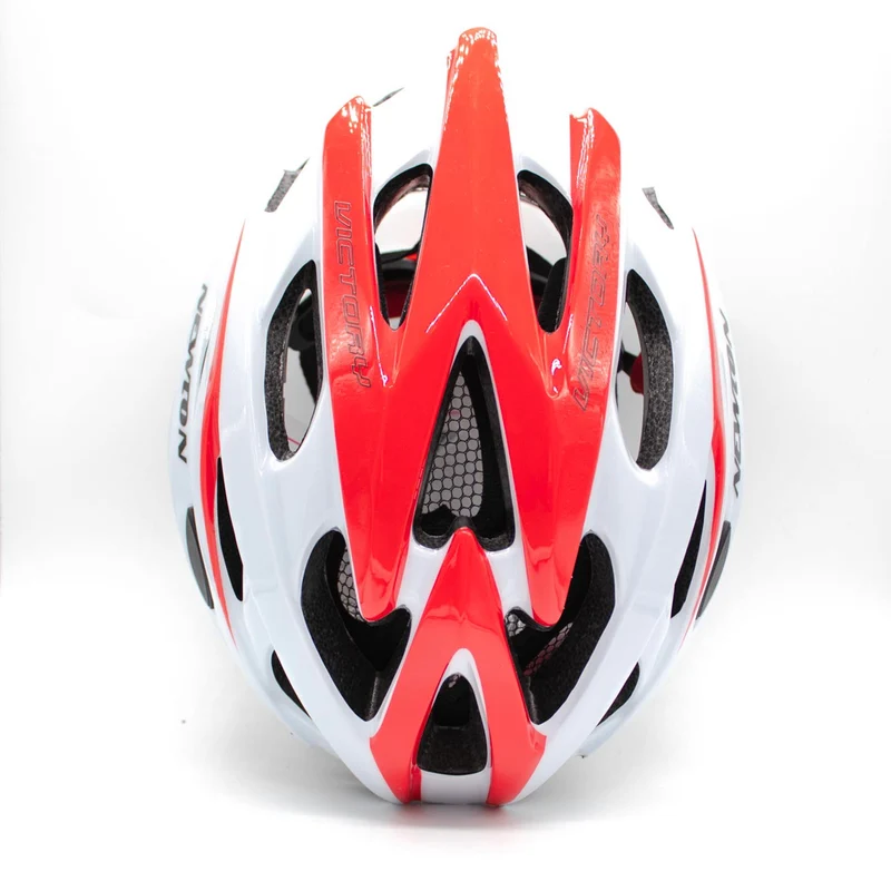 CASQUE NEWTON ROUGE/BLANC