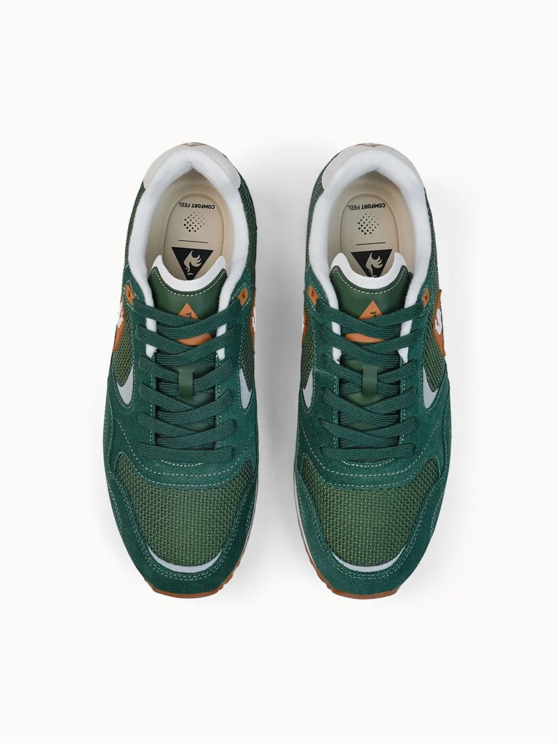 Sneakers retro-running en mesh et suede Solar