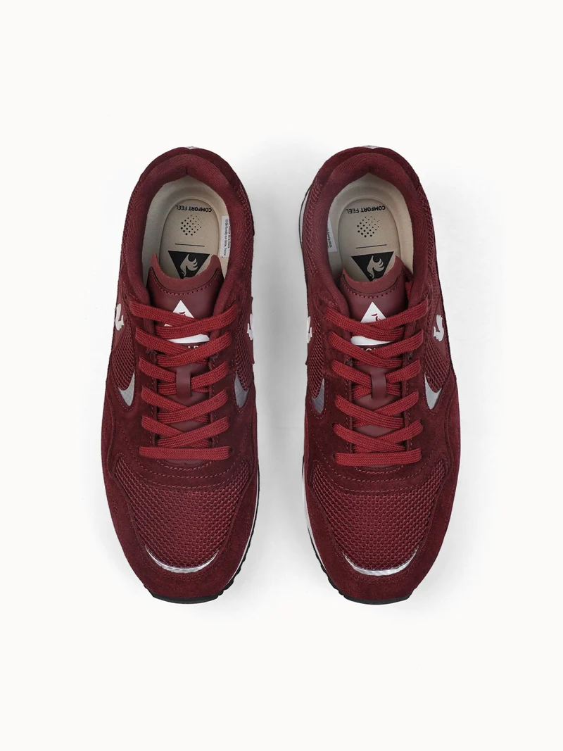 Sneakers retro-running en mesh et suede Solar