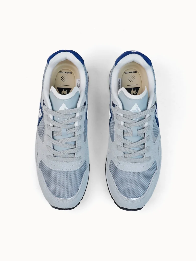 Sneakers retro-running en mesh et suede Solar