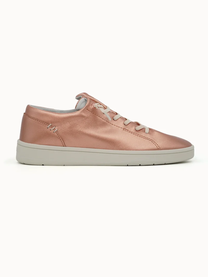 Sneakers en cuir effet métallique Finesse