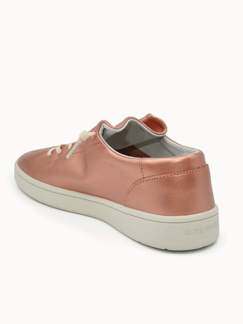 Sneakers en cuir effet métallique Finesse