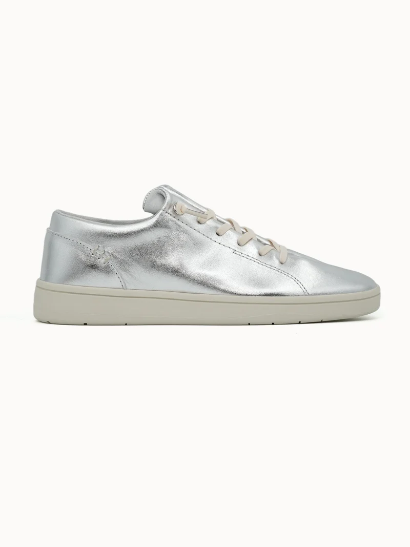 Sneakers en cuir effet métallique Finesse