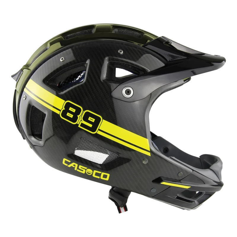 MTBE FULL FACE Kohlenstoff Neon