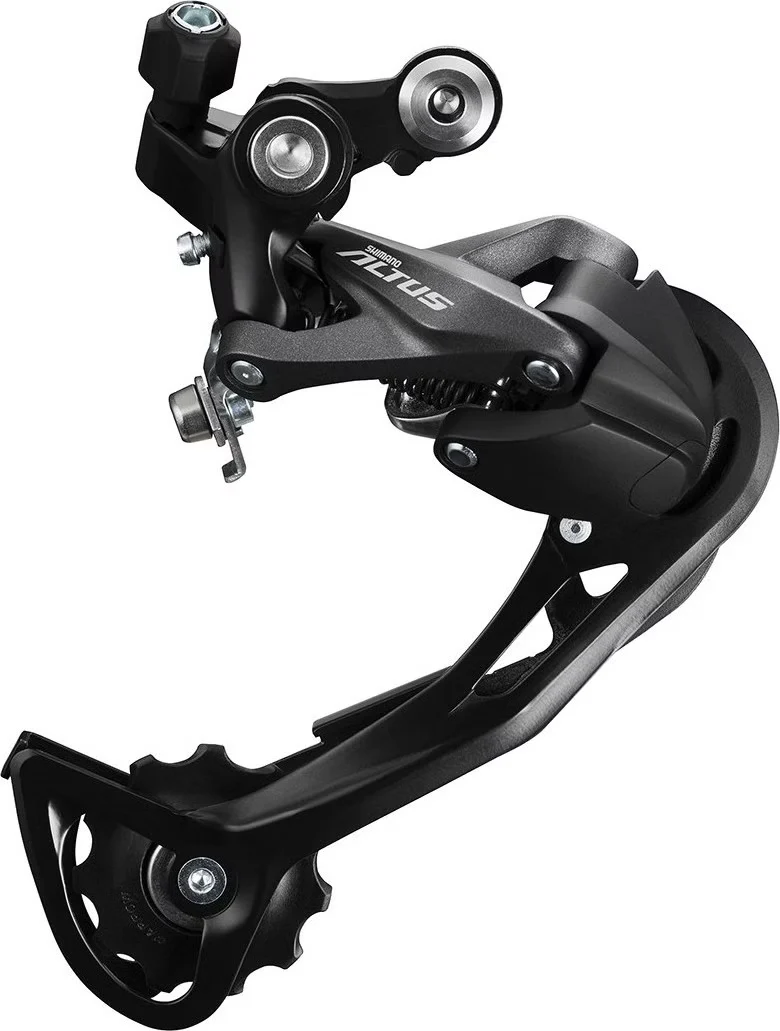 DÉRAILLEUR VTT ARRIÈRE SHIMANO 9V. ALTUS M2000 NOIR SGS