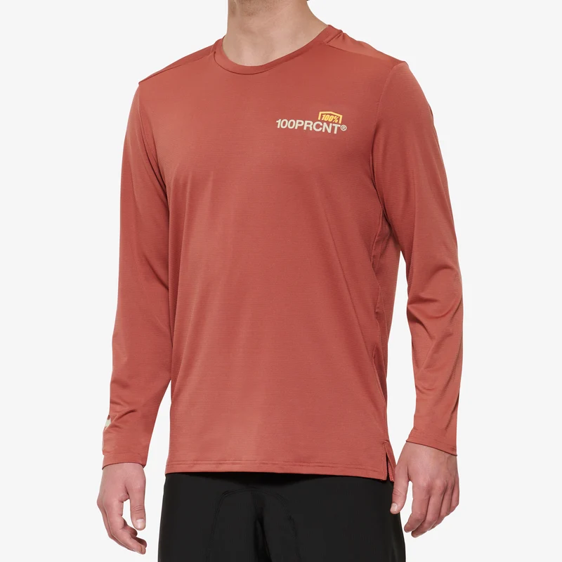 AIRMATIC Long Sleeve Jersey Cardinal
