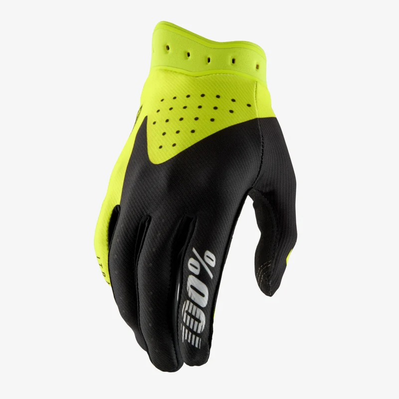 ITRACK YOUTH Gloves Black/Fluo Yellow