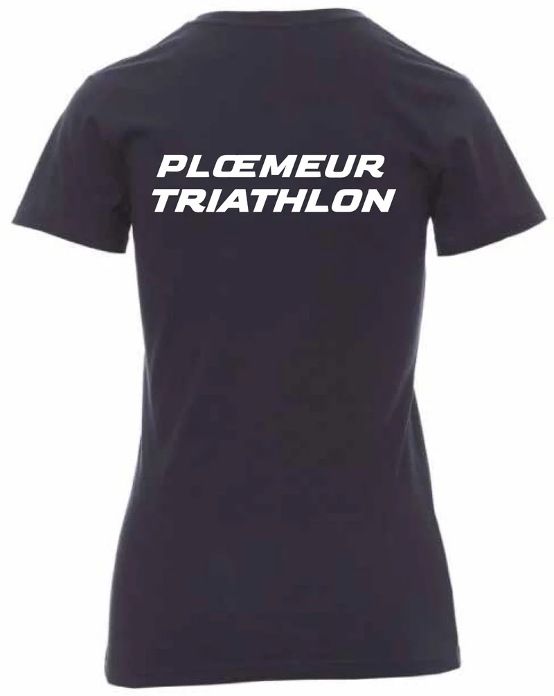 T-shirt femme V-NECK Ploemeur Triathlon