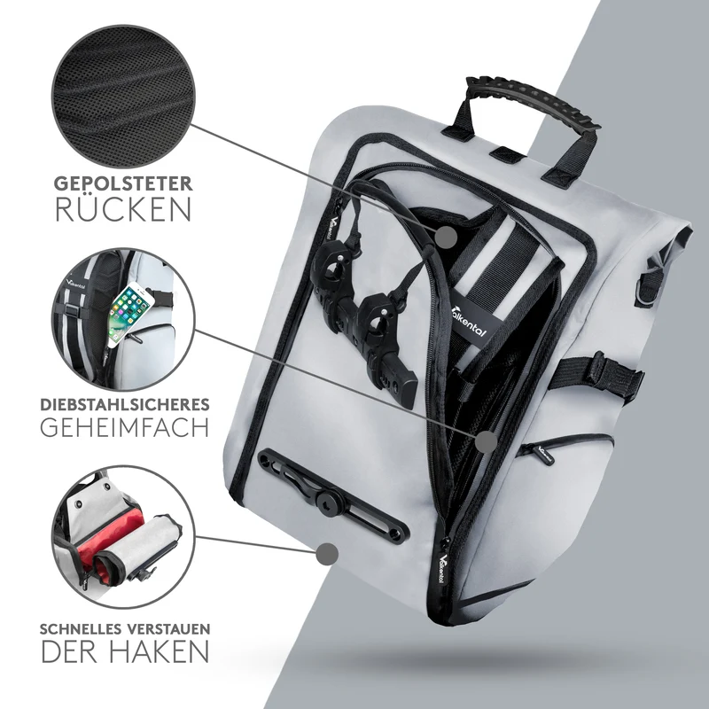 Sacoche de vélo ValkPro 3in1 - un multitalent hautement fonctionnel