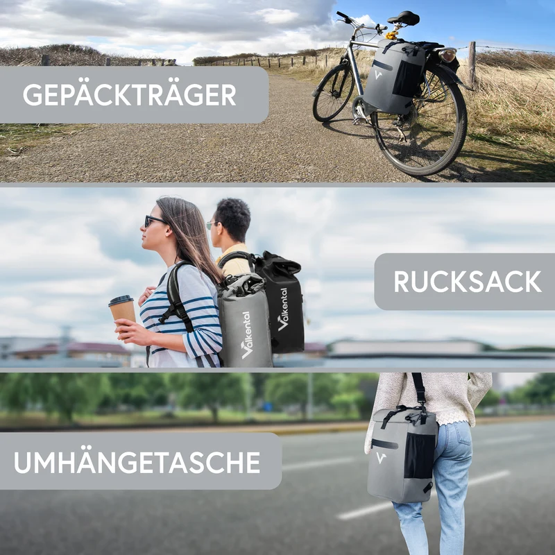ValkOne 3in1 sacoche de vélo - parfaite pour ton quotidien !