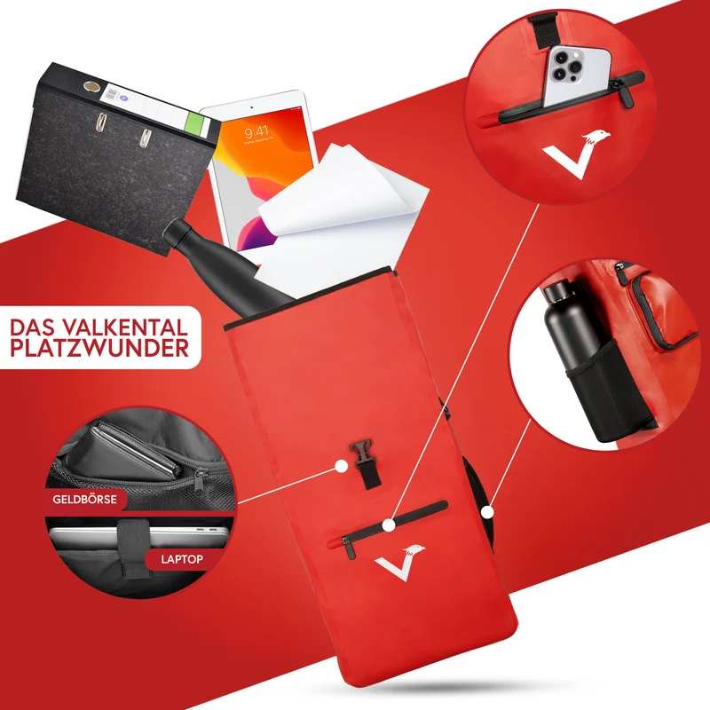 ValkOne 3in1 sacoche de vélo - parfaite pour ton quotidien !