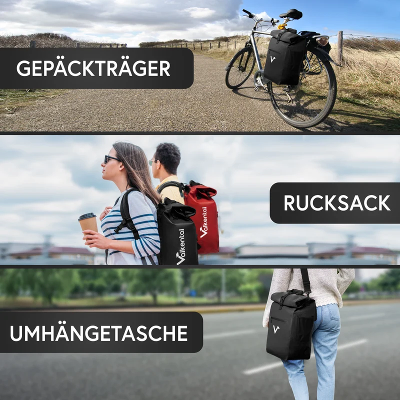 ValkOne 3in1 sacoche de vélo - parfaite pour ton quotidien !
