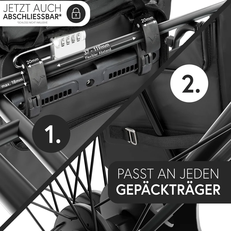 ValkOne 3in1 sacoche de vélo - parfaite pour ton quotidien !