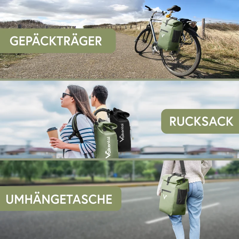 ValkOne 3in1 sacoche de vélo - parfaite pour ton quotidien !