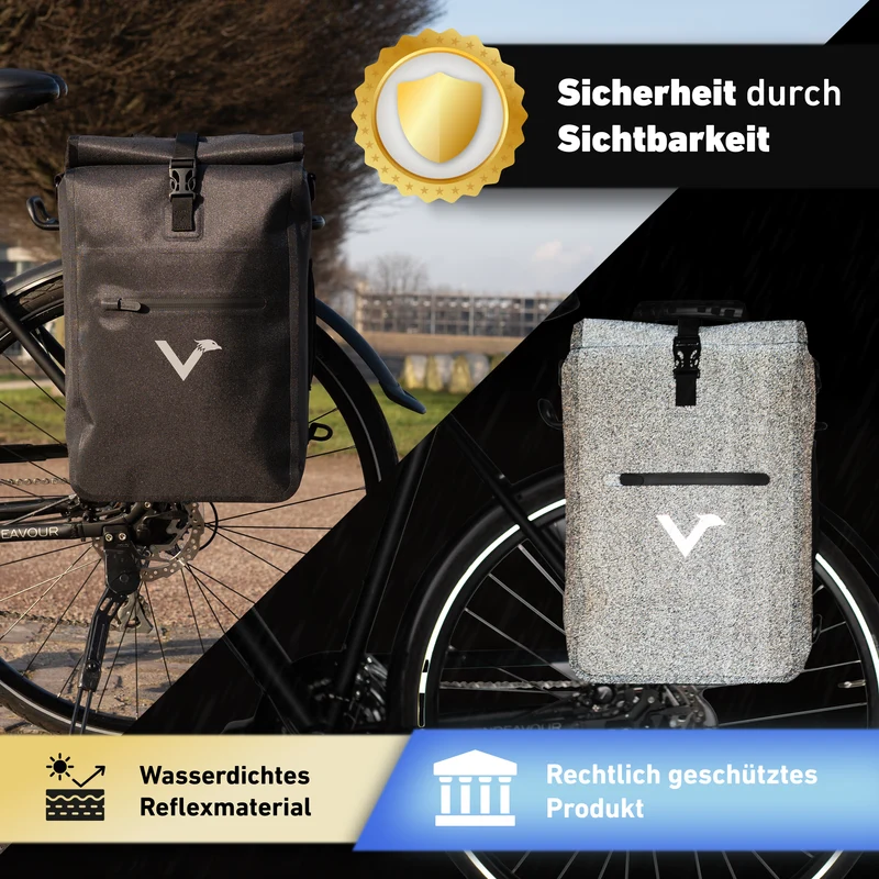 ValkOne 3in1 sacoche de vélo - parfaite pour ton quotidien !