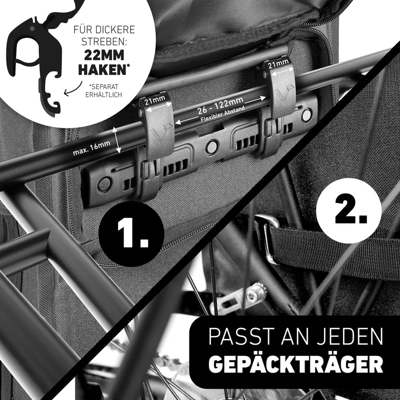ValkOne 3in1 sacoche de vélo - parfaite pour ton quotidien !