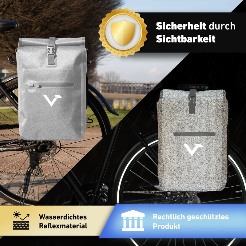 ValkOne 3in1 sacoche de vélo - parfaite pour ton quotidien !