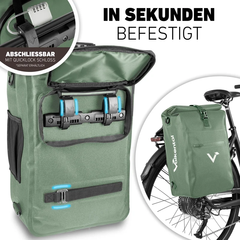 ValkOne 3in1 sacoche de vélo - parfaite pour ton quotidien !
