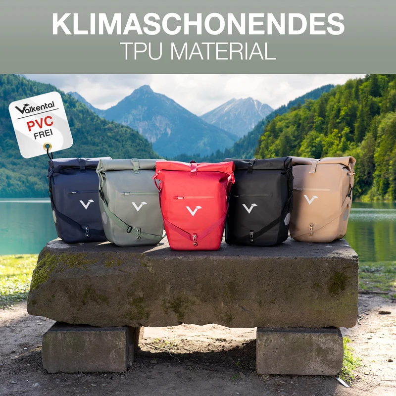 Sac à vélo Urban - Sac de porte-bagages 2 en 1 pratique au look urbain