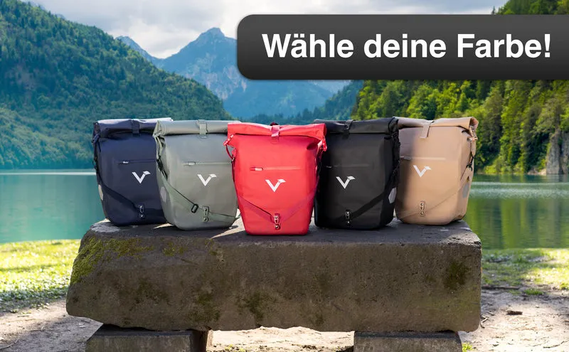 Sac à vélo Urban - Sac de porte-bagages 2 en 1 pratique au look urbain