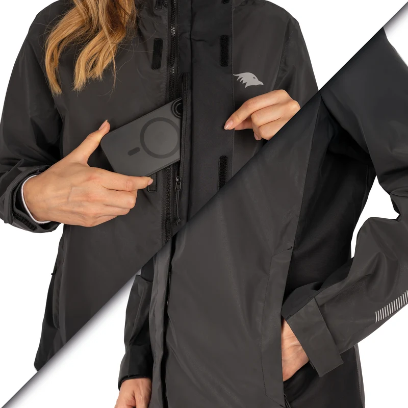 Rain Jacket - veste de pluie 100% réfléchissante et imperméable