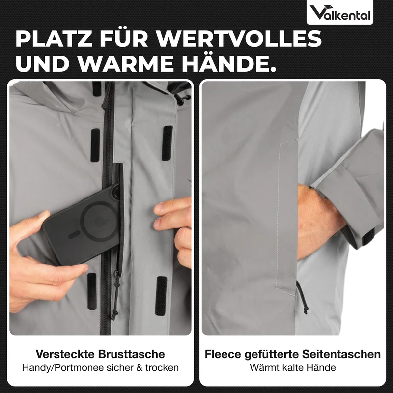 Veste 3 en 1 Smart Jacket - 100 % réfléchissante et imperméable
