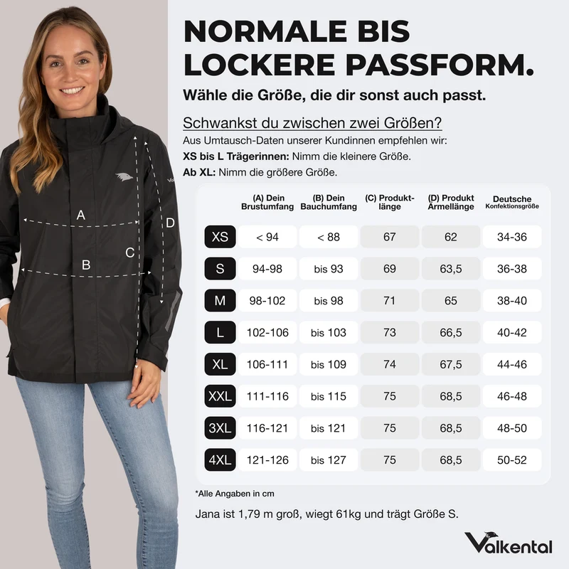 Veste 3 en 1 Smart Jacket - 100 % réfléchissante et imperméable, avec polaire amovible à fermeture éclair - Produit de deuxième choix