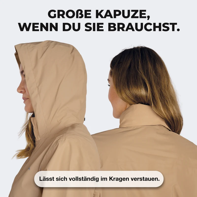 Veste 3 en 1 Smart Jacket - 100 % réfléchissante et imperméable, avec polaire amovible à fermeture éclair - Produit de deuxième choix