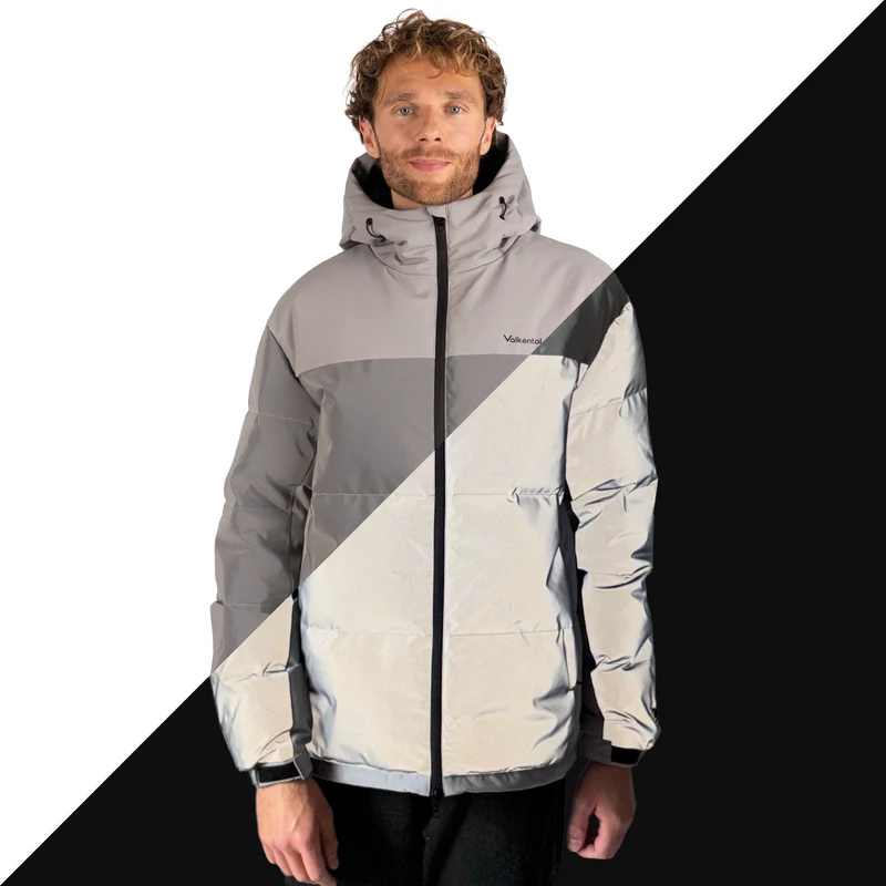 NOUVEAU : Reflective Puffer - Doudoune 100 % réfléchissante - Produit de deuxième choix