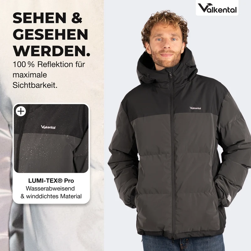 NOUVEAU : Reflective Puffer - Doudoune 100 % réfléchissante - Produit de deuxième choix
